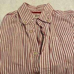 Boys M The Children’s Place White and red, Button down